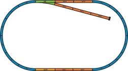 Piko Ballastbed voor railsets A+B