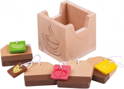 Houten theezakjes BIGJIGS TOYS voor de kinderkeuken