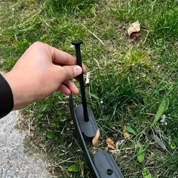 Grondankers en pinnen voor tuinafboording 15 cm, 30 stuks