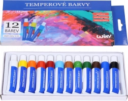 Tempera verven metalen set 12×12 ml