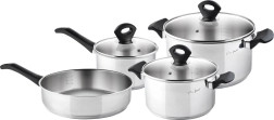 Set kookpannen met diepe pan 2,4 l