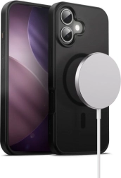 Hybride hoes Frost Mag Cover voor iPhone 17 met MagSafe – zwart