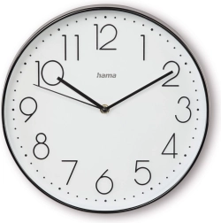 Muurklok Corsica wit 30 cm