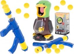 Hongerige eend – schietspel met pistool en foamkogels