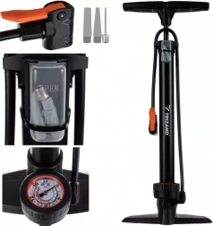 Vloerpomp met manometer TRIZAND 16 bar