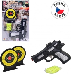 Kogelpistool met twee targets 15 cm