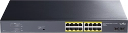 gigabit poe+ switch 16× rj45, 2× sfp, 200 w