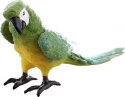 Plastic figuur van een groene papegaai