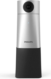 Draagbare 4K vergadermicrofoon en camera met 360° opname