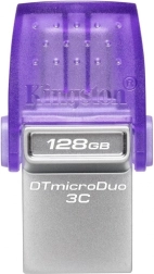 USB‑stick Kingston DataTraveler microDuo 3C 128 GB (USB‑A/USB‑C)