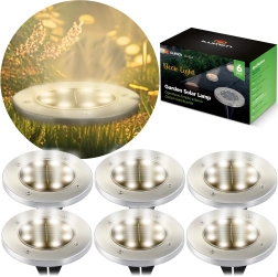 ILUMEN zonne-inkoop tuinverlichting, set van 6 stuks