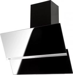 Schoorsteenkap-afzuigkap Balance Eco 60 zwart