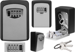 Zinken sleutelkast met cijfercode