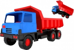 Plastic vrachtwagen met kiepbare laadbak 75 cm – Rood
