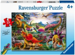 Ravensburger puzzel T‑Rex Terror 35 stukjes