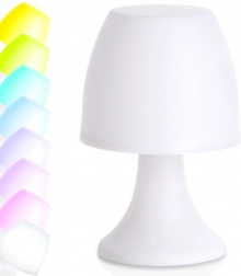 LED tafellampje met multicolor licht 19 cm