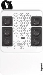 UPS noodstroomvoorziening LEGRAND Keor Multiplug 600 VA met AVR, 6 FR-stopcontacten, USB en RJ45