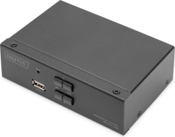 2-poorts KVM-switch DisplayPort 4K 60 Hz met USB en audio