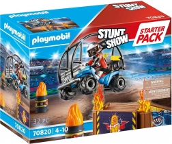 Playmobil Stunt Show startset – stuntshow met quad en vurige ramp