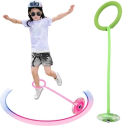 Hula hop en springtouw met LED-lichten, groen