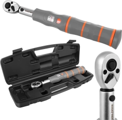 Momentsleutel Bigstren 1/4" 2–26 Nm met ratel en kalibratiecertificaat