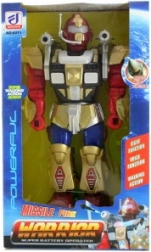 Interactieve plastic robot op batterijen