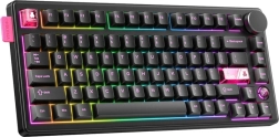 Mechanisch gamingtoetsenbord onikuma mt706, draadloos en bedraad, rgb, zwart