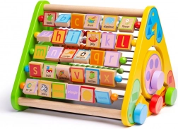 Bigjigs Baby actieve houten driehoek met Engels