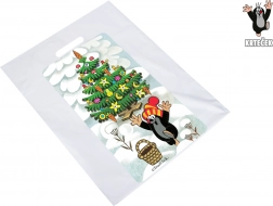 Cadeautasje Mol maat L 36,5 × 44,5 cm Kerst