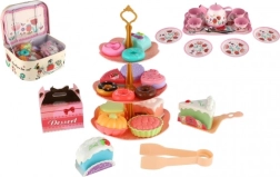 Kinder theetinnen set in koffertje