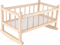 Houten wieg voor poppen