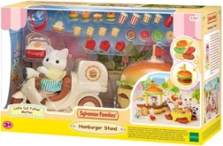 Sylvanian Families mobiele hamburger-restaurant met Latte Cat-figuur