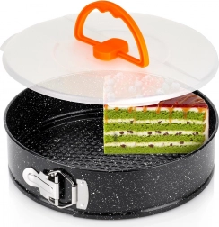 Taartvorm met afneembare rand en deksel 26 cm