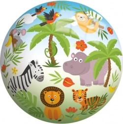 Bal met Jungle-print 23 cm