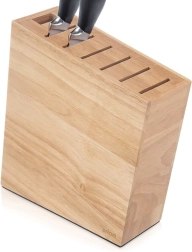 Houten messenblok met vakken