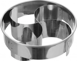 Stalen uitsteker voor kaiserbroodjes 10,5 cm