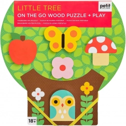 Petit Collage robuuste houten puzzel Kleine boom