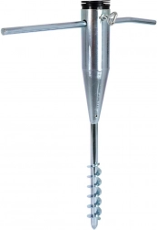 Metalen inschroefstandaard voor tuin- en strandscherm 57 cm