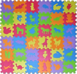 schuimpuzzel diertjes 14,5 × 14,5 cm