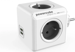 Stekkerdoosverdeler PowerCube Original USB, grijs