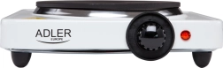 Elektrische eenpit kookplaat ADLER 1500 W, wit