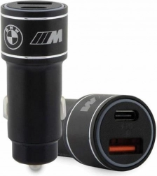 20W PD-QC 3.0 snelladende autolader zwart