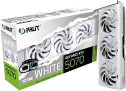Witte grafische kaart GeForce RTX 5070 OC 12 GB GDDR7 (192-bit, 3× DisplayPort, HDMI)