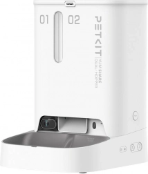 Slimme voederautomaat PETKIT yumshare dual hopper met 1080p camera