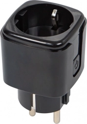 Intelligente WiFi-stekker TUYA V3 zwart