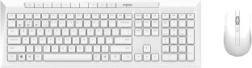Draadloze toetsenbord- en muisset Rapoo multi-mode wit