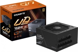 Gigabyte UD750GM PG5 V2 750 W voeding ATX 3.1, 80 Plus Gold, volledig modulair