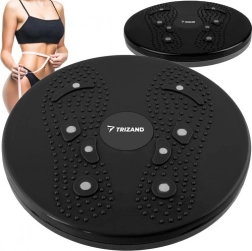 Trizand twister zwart met massage-uitsteeksels en magneten