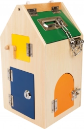 Motoriekhuisje met sloten small foot