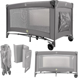 Reiswieg voor kinderen 60 × 120 cm met opvouwbaar frame en matras